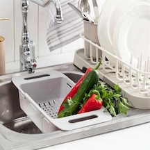 DNMB Uzayıp Kısalabilen Ayarlanabilir Plastik Lavabo Mutfak Süzg