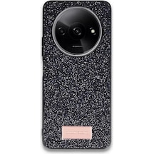 Onegif Xiaomi Redmi A3 4g Bright Simli Kapak - Siyah -