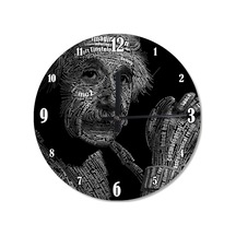 Albert Einstein Analog Duvar Saati (407685009) Çok Renkli