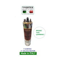 İtalyan 10 Hp 380v Bronz Yağ Çemberli Nsk Rulmanlı 4" Dalgıç Pompa Motoru