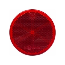 Yuvarlak Reflektör Yapışkanlı Kırmızı 60 Mm