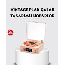 Bluetooth Hoparlörlü Gece Lambası Dijital Saatli Şeffaf Su Dalgası Işıklı Dekoratif - Lisinya