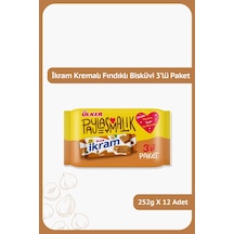 Ikram Kremalı Bisküvi Fındıklı 3x84gr X12 Adet