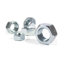 Düz Somun Kaplamalı Metrik 22 Beyaz 2 Adet