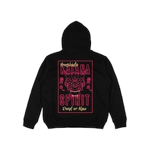 Tarzsokak Katana Siyah Oversize Unisex Kapüşonlu Sweatshirt Hoodie