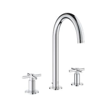 Grohe Atrio Üç Delikli Lavabo Bataryası 1/2" L-Boyut - 20643000 Gümüş