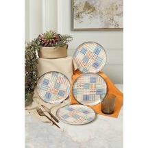 Etnik Hitit Pasta Tabağı 20 Cm 4 Adet 22552 Açık