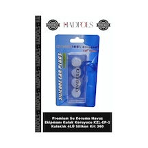 Premium Su Koruma Havuz Ekipmanı Kulak Koruyucu Kzl-ep-1 Kulaklık 4lü Silikon Krt 360 Çok Renkli