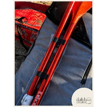 Sup/kano Siyah Kürek Düzenleyici Aparat 2'li Set-kürek Parça Tutucu Klips-paddle Board Taşıma Aksesuarı