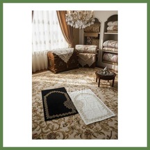 Bezos Kalpli Eşli Çift / Gelin Damat Bohçası Çeyizlik Seccade Eko 2li Hb006