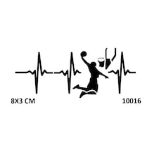 Airbrush Tattoo Basketbol Nabız Modeli Yapışkanlı Stencil Süsleme Ve Boyama Kalıbı