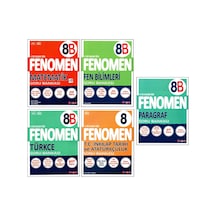 Fenomen 8. Sınıf Lgs Matematik B +fen B +türkçe B +paragraf B +inkılap Tar.soru Bankası 5 Kitap