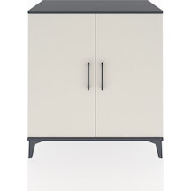 Hyperion Şifonyer 2 Kapaklı 88x44x96 Antrasit-aytaşı Antrasit