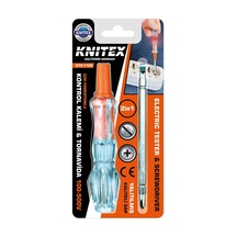 2in1 Düz - Yıldız Çıkar Tak Kontrol Kalemi - Tornavida 100-500v 5705