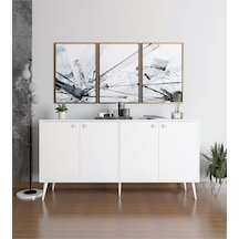 Floradesign Sarissa Konsol / Konsol / Çok Amaçlı Dolap 160 Cm Beyaz