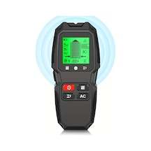 Xuweiwei Hw-qb6 Siyah 5li Duvar Tarayici Civi Bulucu Metal Ve Ac Tel Dedektoru Lcd Ekranli