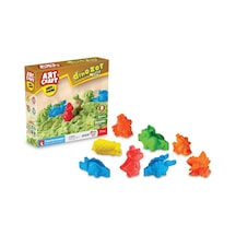 Art Sand Dinozor Seti 500 Gr. - Oyun Kumu Seti - Kinetik Kum Seti - Natural Kum - Doğal Kum Renkli