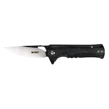 Crkt Muskie G10 Siyah Kamp Çakı 202a Siyah