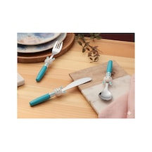 Mini Rabbit Çocuk Çatal Kaşık Bıçak Takımı 3 Parça Gümüş