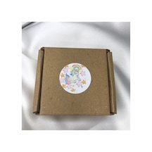400 Adet - Unıcorn Sticker Gökkuşağı Sevimli At Cute Etiket Mat Çocuk Bebek 3 Cm Çok Renkli