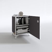 Kenzlife kilitli dolap rana29 gri 47*29*29 banyo dolabı hazır mutfak ofis kiler kitaplık evrak ayaklı