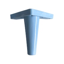 Mavi Plastik 14cm Rüzgar Ayak Mobilya Dolap Ve Masa Ayağı Mavi 14cm