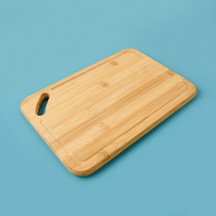 Aroww Bambu Kesme Tahtası - Krem - 22x32 Cm Renkli