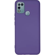 Newface İnfinix Hot 10 Play Kılıf Nano İçi Kadife Silikon - Mor