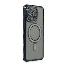 Apple İphone 15 Pro Kılıf Joke Simli Magneticsafe Kılıf
