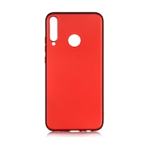 Lexroo Huawei P40 Lite E Kılıf Premier Silikon Kılıf - Kırmızı
