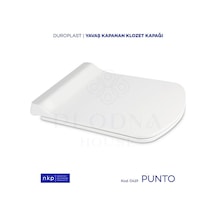 Punto Duroplast Kare Yavaş Kapanan Klozet Kapağı