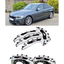 Bmw F30 ///m Beyaz 17-18-19 Janta Uyumlu 4.lü Kaliper Kapagı