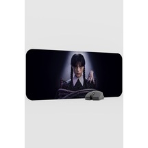 Wednesday V4 70x30 Xl Gaming Kauçuk Kaymaz Taban Mouse Pad Fare Altlığı