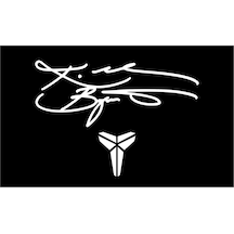 Kobe Bryant Imzası Sticker Kobe Logo