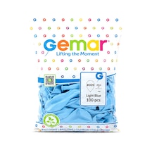 Bezos Açık Mavi 10 İnç 26 Cm Latex Balon - 100 Adet Hb006