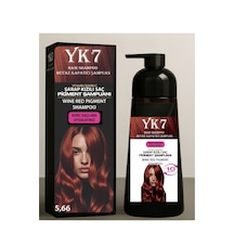 Yk7 Kozmetik Şarap Kızılı 5.66 Beyaz Kapatıcı Şampuan 300 ML