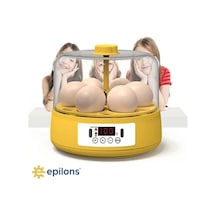 Mini Otomatik Ev Tipi Kuluçka: Elektrikli Tavuk Ve Kuş Kuluçka Makinesi 6 Yumurtalı