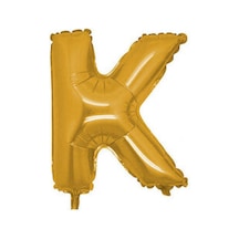 Folyo balon harf k altın 16 ınc(40cm) pk:1