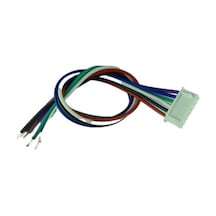 (10 Adet) 6 pin 2.50mm 90 derece JST Kablo ve konnektör