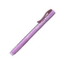 Clic Eraser 2 Sürgülü Kalem Silgi Şeffaf Gövdeli, Kırmızı