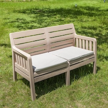 Lara 2'li Koltuk Balkon&Teras Bahçe Koltuk / Cappucino Kahverengi