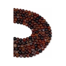 6 Mm Akik Taşı Dizi Kırmızı