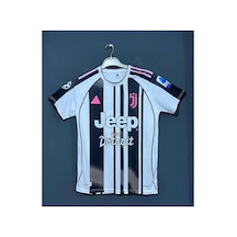 Juventus 2025-2026 İç Saha Kenan Yıldız Forması Pembe/siyah Çok Renkli