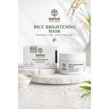 Welive Rice Brightening Mask 100 Ml Pirinç Özlü Aydınlık Görünüm Destekleyici Yüz Maskesi