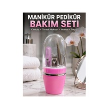 Pembe Tırnak Bakım Seti Cımbız Makas Tırnak Makası Ve Törpü İçeren Kit Belirtilmemiş