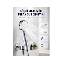 Şelale Sisi Ve Özellikli Banyo Duş Başlığı