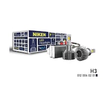 Led Xenon Ampul 2'li Kutu Nova Serisi H3 12v/24v 90w 12000 Lümen 6500k Pk22s Ip67 Niken 0120060201