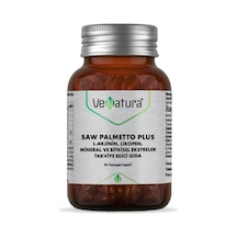 Venatura Saw Palmetto Plus L-Arjinin Likopen Mineral Ve Bitki Ekstreleri 60 Kapsül