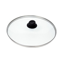 Doğuş Cam Kapak Tencere Tava Kapağı 24 Cm Cam Kapak 24