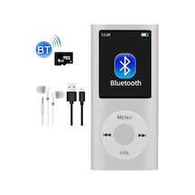 5007mp 8gb Tf Kart  Metal Mp3 Player Renli Ekranlı Fm Radyolu Bluetoth Lu Hafıza Kartı Girişli Müzik Çalar 8gb